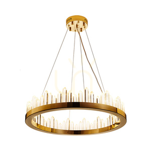 Lampa wisząca LUSSO LED złota 60 cm small 9