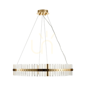 Lampa wisząca AURA LED złota 85 cm small 3