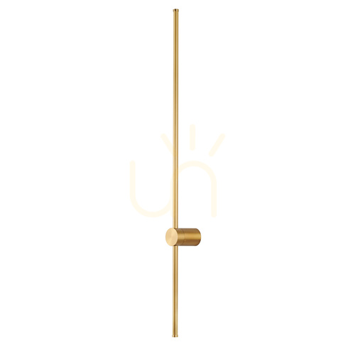 Sprawdź Lampa ścienna SPARO LED złota 100 cm