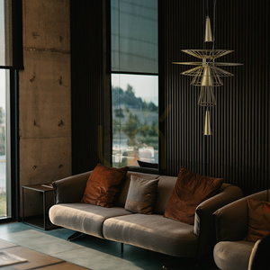Lampa wisząca SUSSO S złota 40 cm small 4