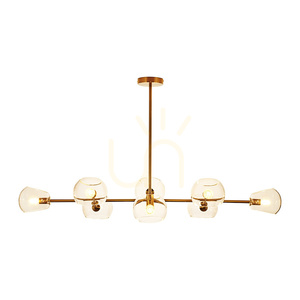 Lampa wisząca COSMIC-8 złota 85 cm small 4