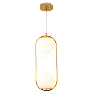 Lampa wisząca COSTA DUO złota 50 cm small 3