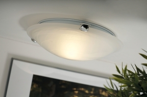 Lampy sufitowe PETRI Nordlux E27 60W Szkło Biały small 0