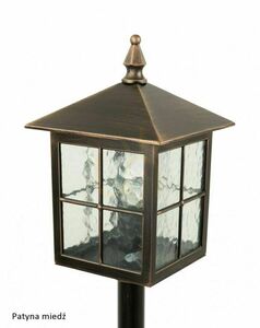 Lampa ogrodowa stojąca SU-MA Wenecja czarna 76 cm K 5002/3/KW small 7