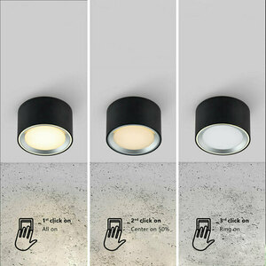 Lampa łazienkowa LANDON Nordlux LED  Metal Czarny small 9