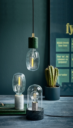 Sprawdź Lampa wisząca SIV Nordlux E27 60W Marmur Zielony