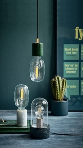 Lampa wisząca SIV Nordlux E27 60W Marmur Zielony small 1