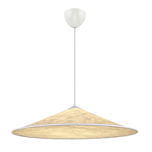 Lampa wisząca DFTP Hill 85, biała, Tyvek, 3 × E27 small 2