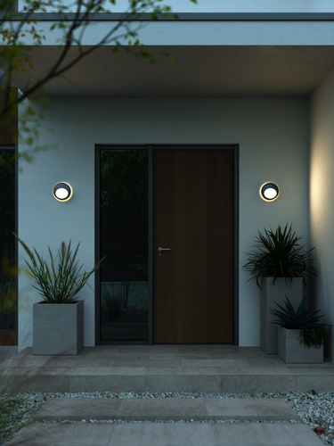Sprawdź Lampa ścienna OLIVER Nordlux LED  Tworzywo sztuczne Czarny