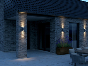 Lampa ścienna NICO Nordlux GU10 2x35W Aluminium Antracyt small 0