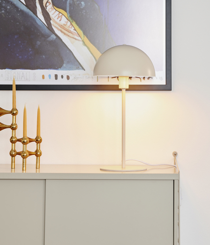 Sprawdź Lampa stołowa ELLEN Nordlux E14 40W Metal Beżowy