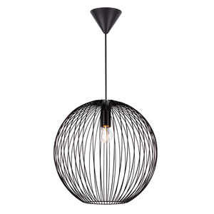 Lampa wisząca Nordlux Beroni 45 czarna E27 60 W, klosz metalowy 45 cm small 1