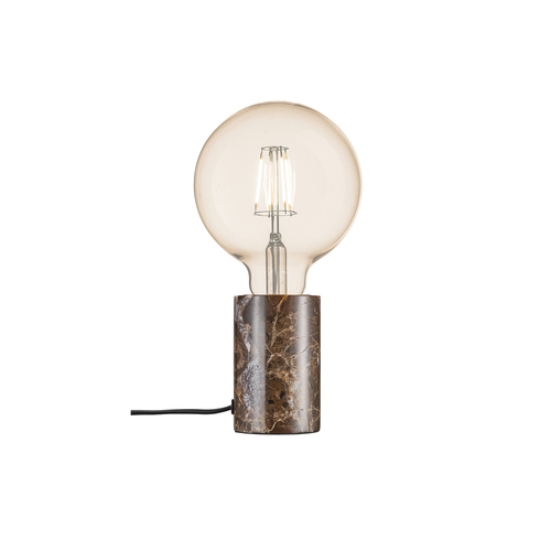 Sprawdź Lampa stołowa SIV Nordlux E27 60W Marmur Brązowy