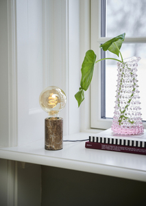 Lampa stołowa SIV Nordlux E27 60W Marmur Brązowy small 0