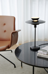 Lampa stołowa CARMEN Nordlux E14 25W Metal Czarny small 0