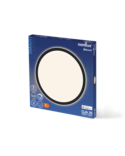 Sprawdź Plafon smart Oja Smart 29 czarny LED 15W 1600lm 2700-6500K sterowany aplikacją NORDLUX 2015036103
