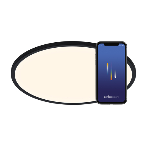 Sprawdź Plafon 60cm OJA Smart CCT LED - czarny - NORDLUX