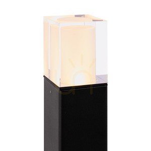 Słupek oświetleniowy ARENDAL Mini 1561BL czarny 64cm 4W 3000K - NORLYS small 7