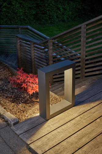 Sprawdź Słupek oświetleniowy LED Hellvik 2400 aluminium RAL 9006 6,9 W 3000 K 55 cm Norlys