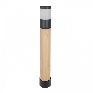 Słupek Oświetleniowy LILLESAND Wood 2347 Aluminium RAL-9006 - NORLYS small 2