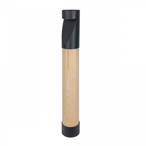 Słupek Oświetleniowy OPPLAND Wood 2361 Aluminium RAL-9006 - NORLYS small 1