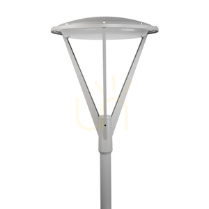 Oprawa słupowa nasadzana NORLYS Hammerfest 5131AL na słup Ø60, LED 32,5 W 3000 K, DALI2, jasnoszara RAL 9006 small 1