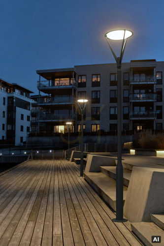 Sprawdź Latarnia Ogrodowa HAMMERFEST 5137 Grafitowy RAL-7016 - NORLYS