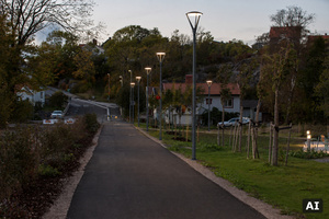 Oprawa parkowa na słup Norlys HAMMERFEST 6141 LED 32W 3000K IP65 grafitowa RAL 7016 small 4