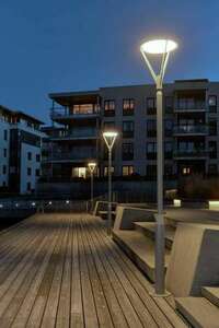 Oprawa nasłupowa LED Norlys Hammerfest 6148AL aluminium 53 W small 1