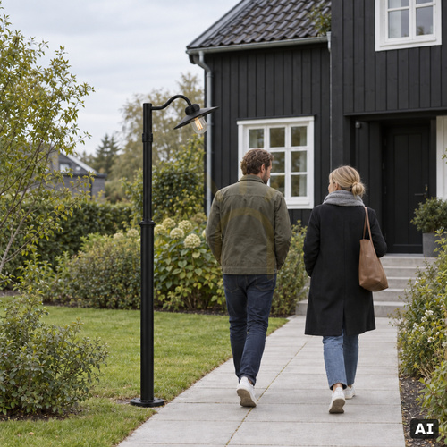 Sprawdź Latarnia ogrodowa NORLYS Karlstad 2033BL czarna E27