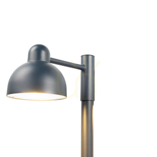 Sprawdź Latarnia parkowa LED KOSTER Pro 1820 ze słupem 2,36–3,36 m, 19,4 W, 3000 K, DALI2, grafitowa RAL 7016 – NORLYS