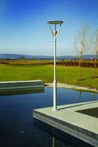 Latarnia Ogrodowa NICE 5088 Aluminium RAL-9006 - NORLYS small 1