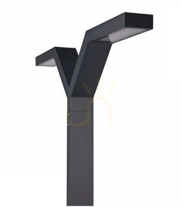 Podwójna latarnia ogrodowa/parkowa 263 cm TRYSIL 1000BL czarna RAL-9005 - NORLYS small 0