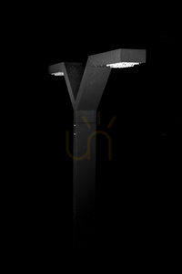Latarnia ogrodowa NORLYS Trysil 1003GR grafitowa RAL 7016 LED 40 W, 263 cm small 4