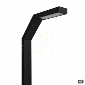 Latarnia ogrodowa LED Norlys Trysil 1048BL, 263 cm, 12,5 W, 3000 K, czarna RAL 9005 small 2
