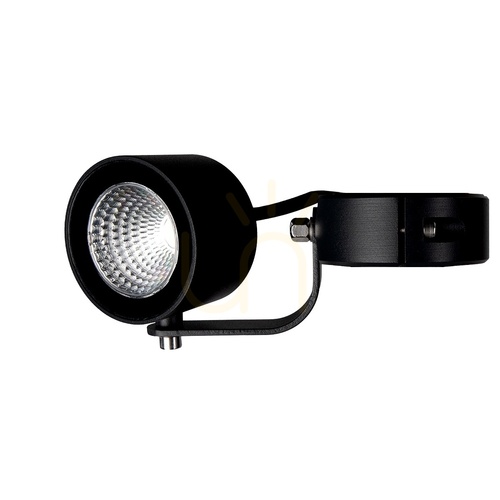Sprawdź Reflektor zewnętrzny Moss 6735BL z obejmą na słup Ø60, czarny, LED 4 W 3000 K NORLYS