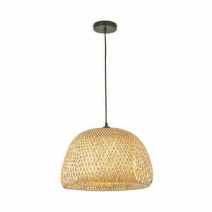 Lampa wisząca Endon Bali czarna rattanowa 42 cm small 7