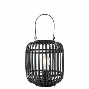 Lampa stołowa Endon Mathias czarna stal i drewno E27 101674 small 0