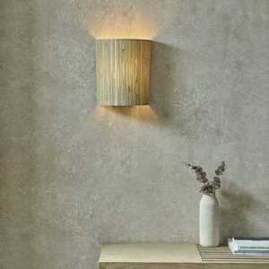 Kinkiet Endon Longshore czarny stal i włókno naturalne E27 10W IP20 small 4