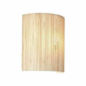 Kinkiet Endon Longshore czarny stal i włókno naturalne E27 10W IP20 small 0