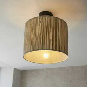 Lampa sufitowa Endon Longshore czarna stalowa 30 cm E27 LED dimmable small 5