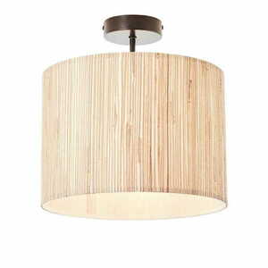 Lampa sufitowa Endon Longshore czarna stalowa 30 cm E27 LED dimmable small 0