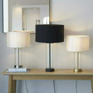 Lampa stołowa Endon Lessina nikiel vintage white 44 cm small 2