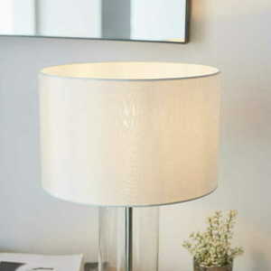 Lampa stołowa Endon Lessina nikiel vintage white 44 cm small 5
