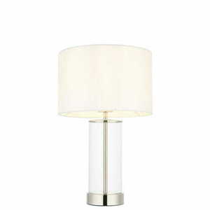 Lampa stołowa Endon Lessina nikiel vintage white 44 cm small 0