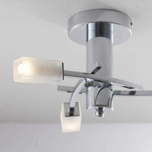 Sprawdź Plafon Endon Havana 3xG9 Chrom/Biały 40,5 cm LED Dimmable