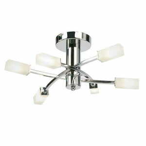 Lampa sufitowa Endon Havana 6xG9 LED chrom/biały Ø45,6 cm small 0