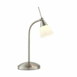 Lampa stojąca Endon Range nikiel biały stal szkło small 0