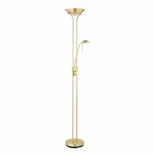 Sprawdź Lampa podłogowa Endon Rome miedziana mosiężna stalowa 180 cm