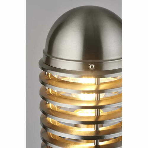 Sprawdź Lampa zewnętrzna stojąca Endon Louvre nikiel IP44 65 cm YG-6002-SS